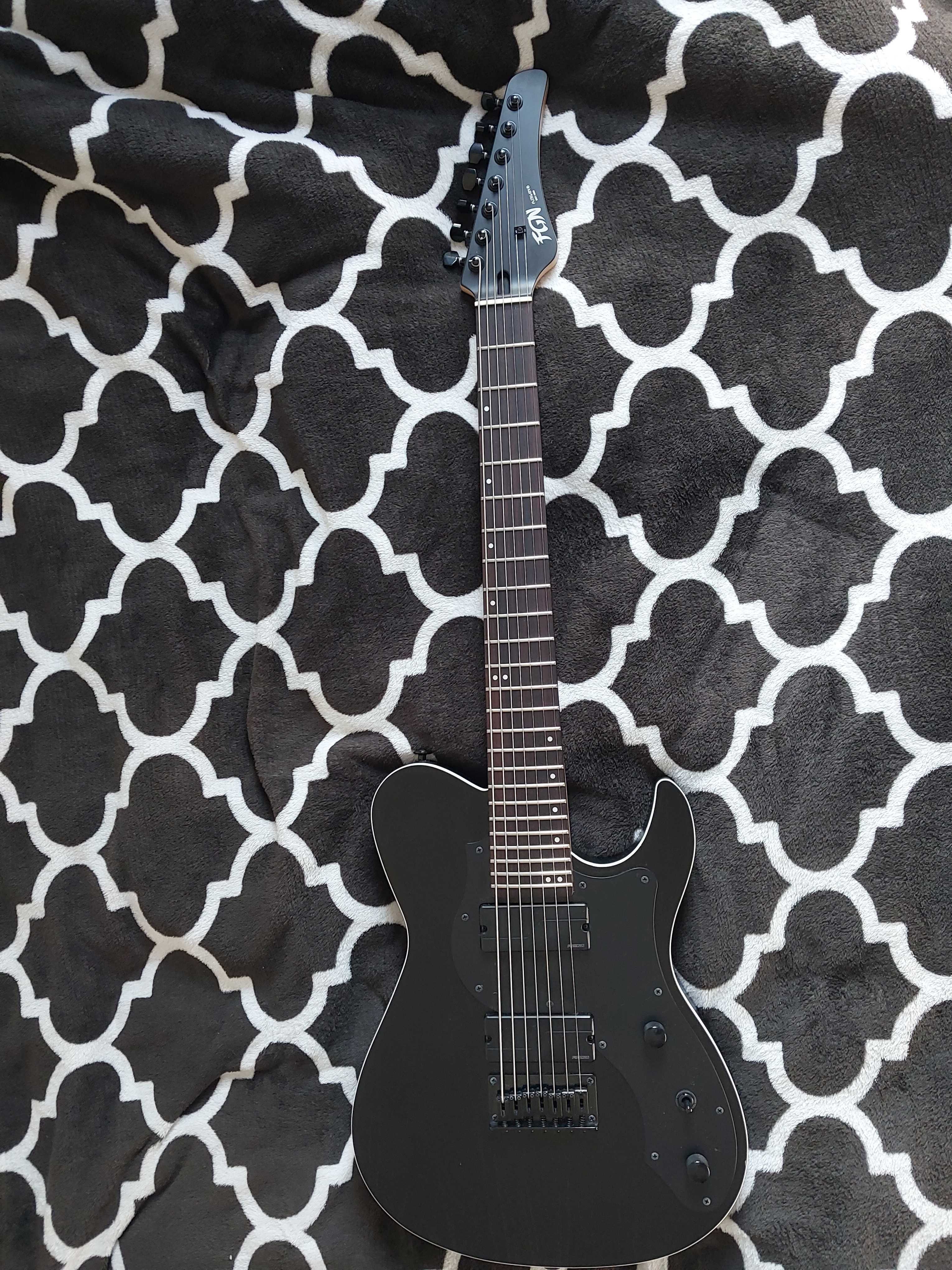 Gitara elektryczna FGN Fujigen Illiad Dark Evo 7 (JIL-ASH-DE-R/OPB/01)