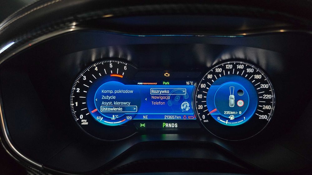 Aktualizacja Licznik Ramka Full Digital Grafika Ford Mondeo S-Max Edge