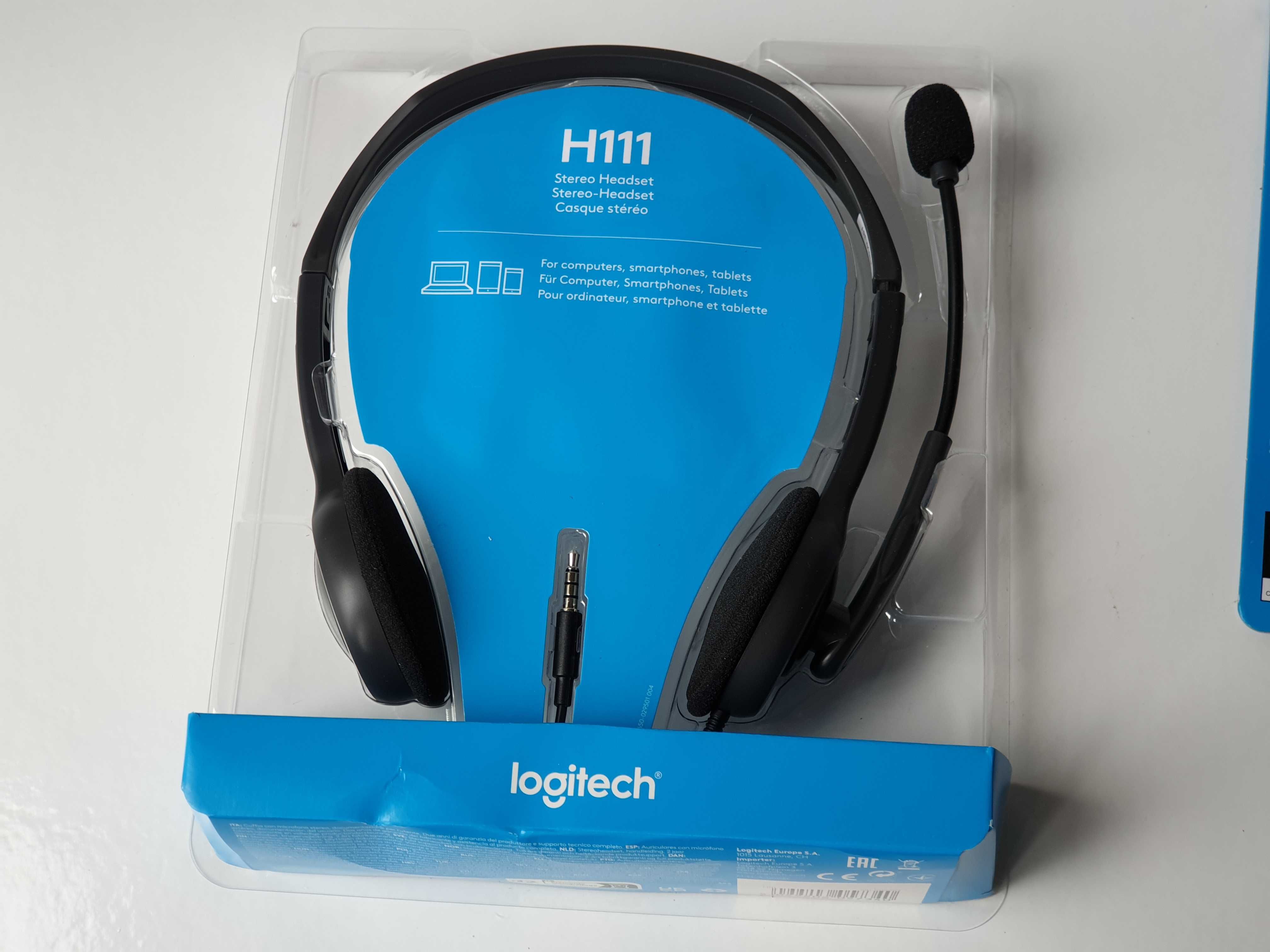 Навушники Logitech H111 з мікрофоном