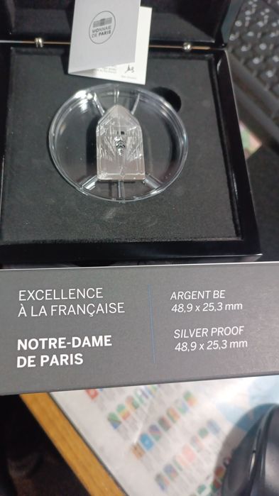 França 2024 - Moeda10€ PROOF Notre-Dame Paris