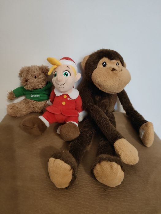 Pluszak miś duży+ kilka maskotek za darmo