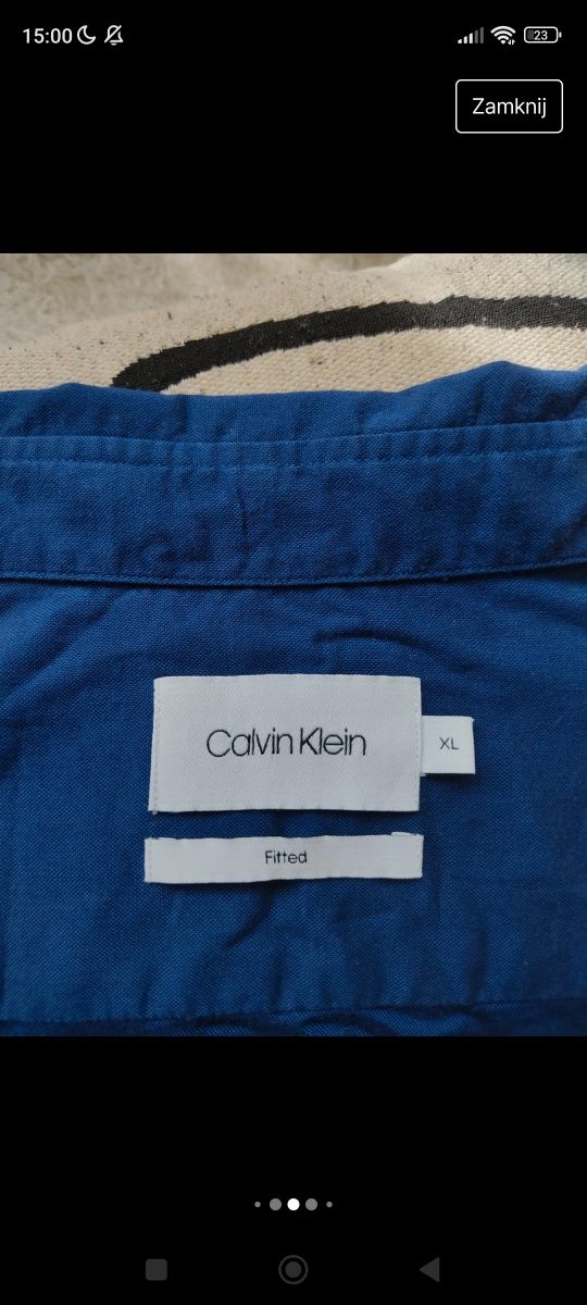 Ekstra Koszula Męska Calvin Klein (XL)