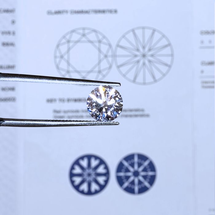 Діамант 1.02ct лобораторно виращений IGI (lab grow HPHT / CVD )