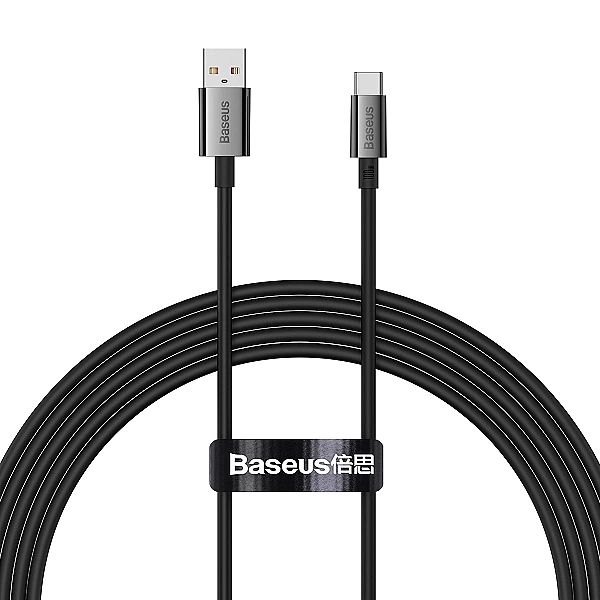 Kabel Baseus Superior Series USB-A / USB-C 100W 1.5m - czarny