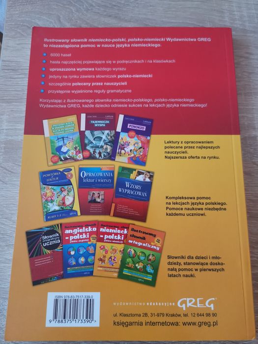 Ilustrowany słownik niemiecko - polski
