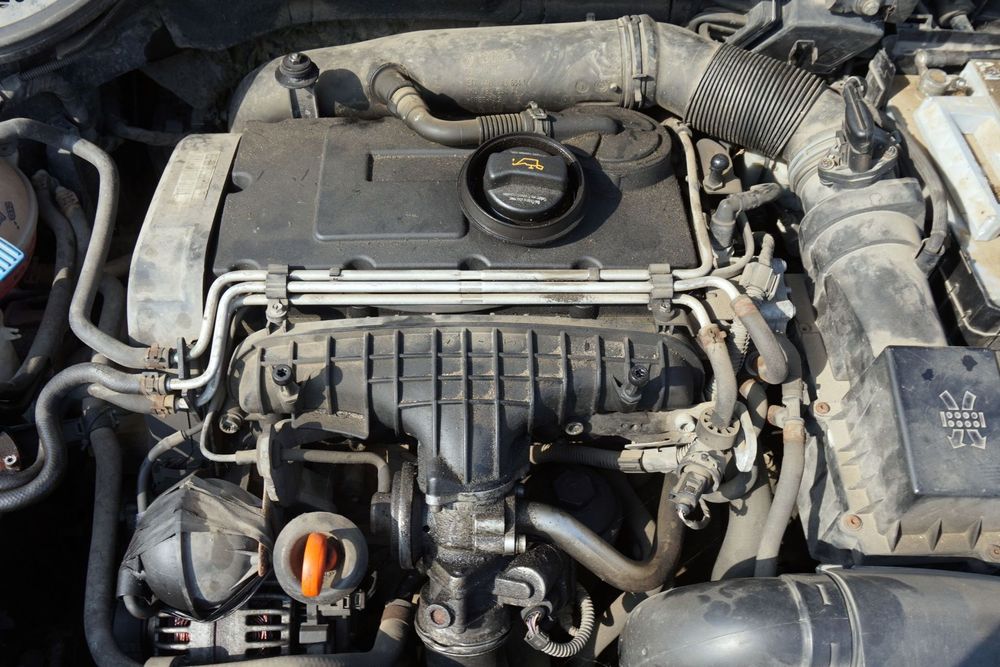 SILNIK KOMPLETNY OCTAVIA II 1Z3 2.0 TDI 140KM BKD SKODA 2004-2008