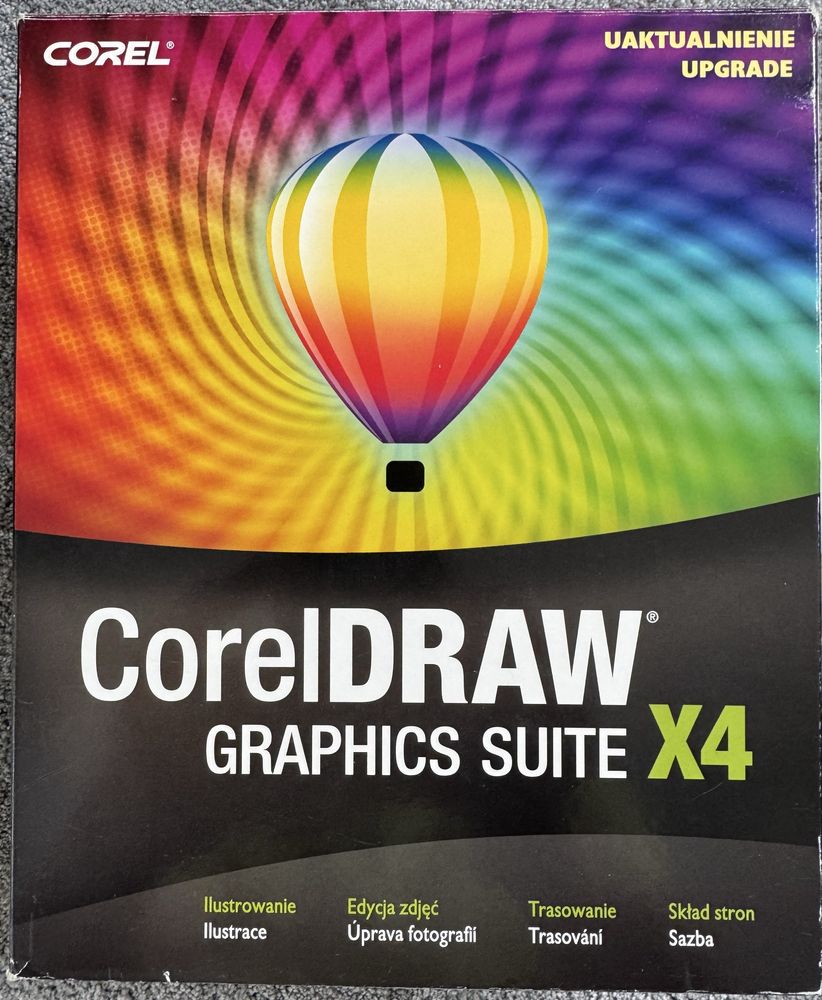 Corel Draw X4 program graficzny komplet