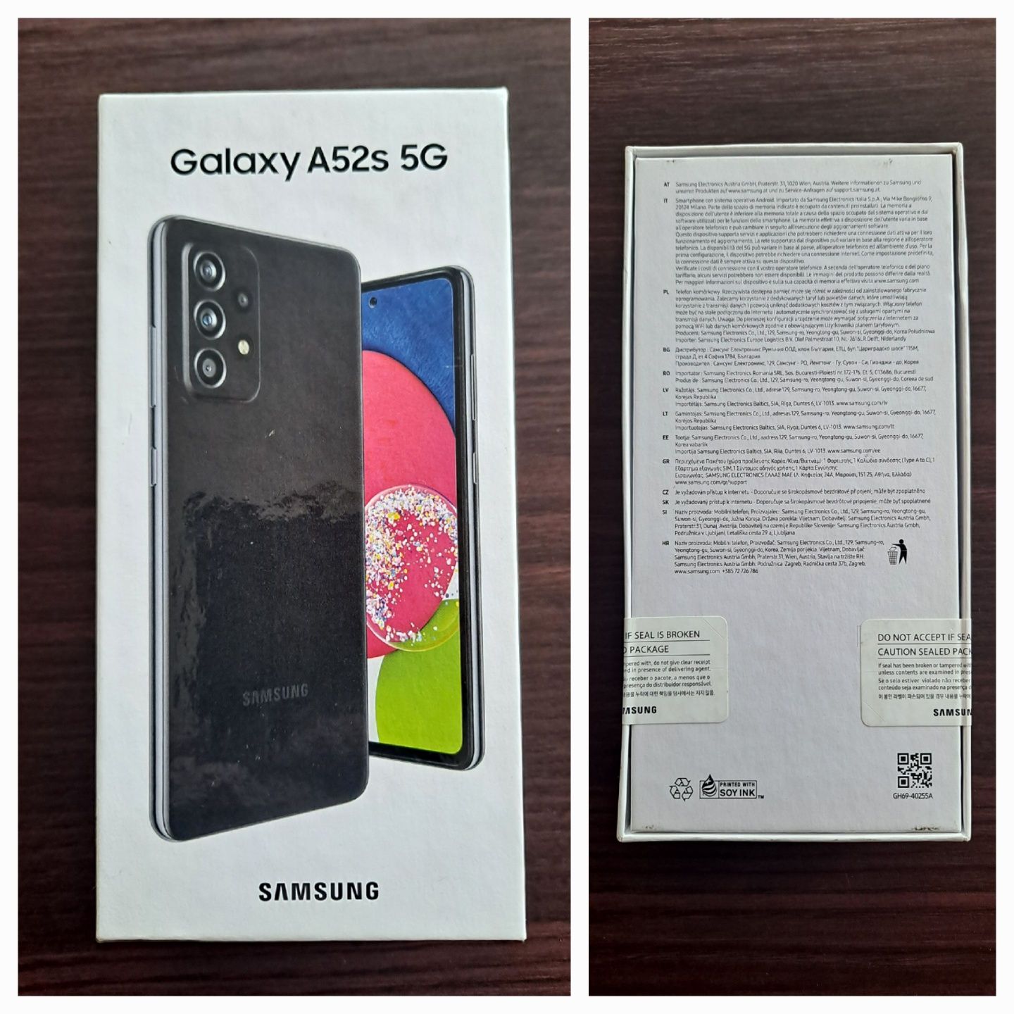 NOWY Samsung A52s 5G NIEUŻYWANY telefon smartfon komórka