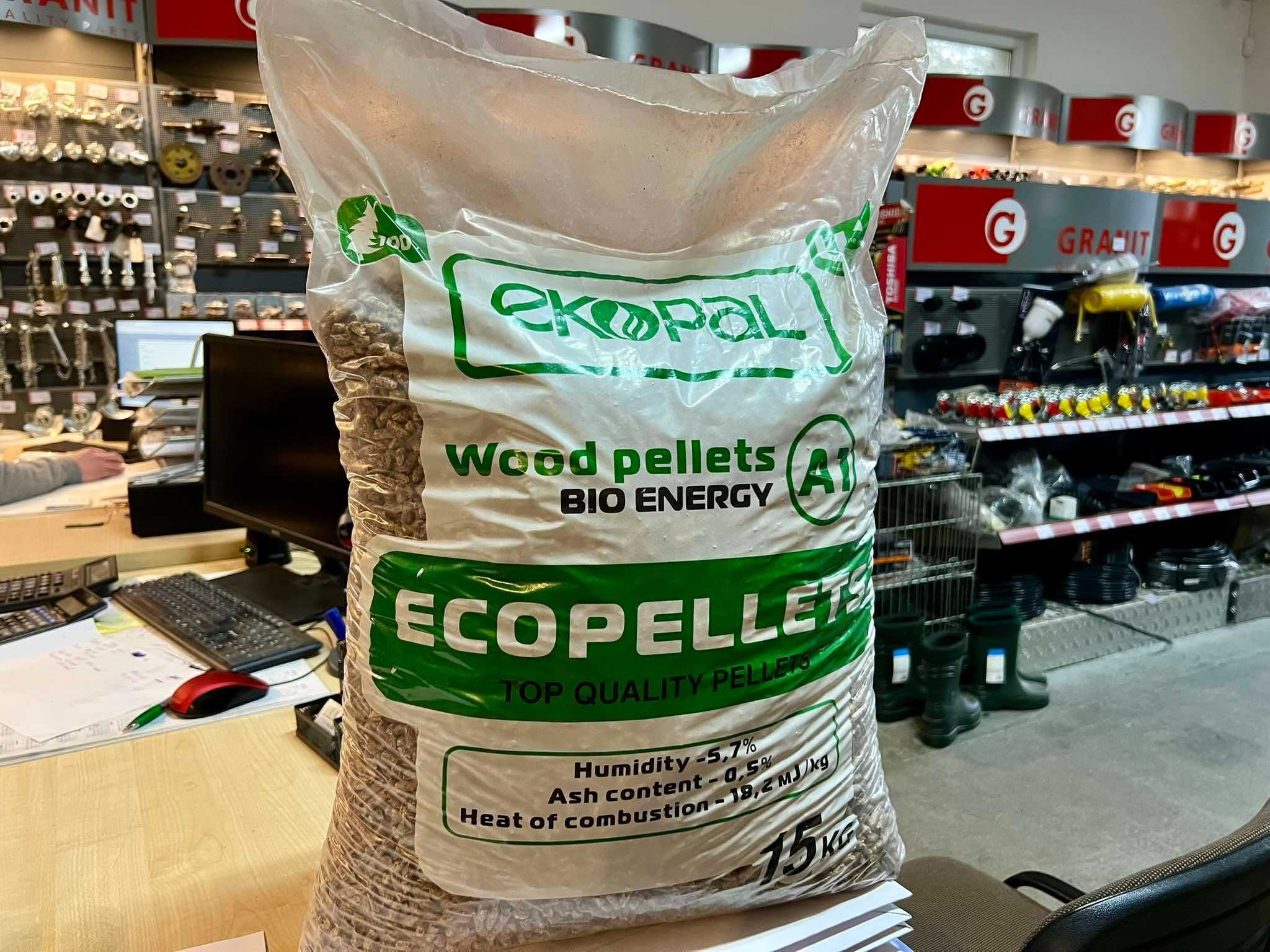 Pellet sosnowy pelet drzewny klasa A1
