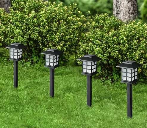 Lampka solarna LED - czujnik zmierzchu - oświetlenie chodnika - 3szt