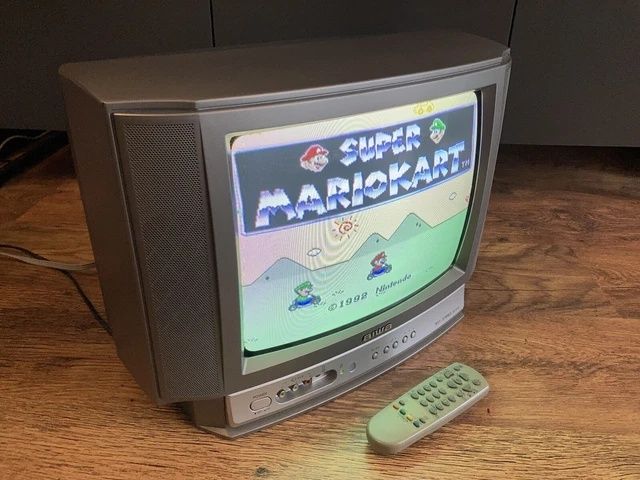 Telewizor crt do retro grania aiwa se1430 Nintendo