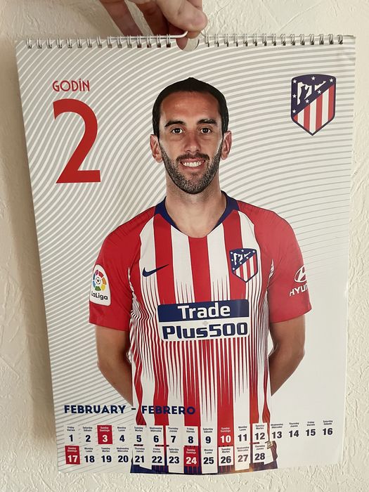Перекидний календар Atletico de Madrid 2019