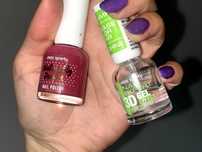 ZESTAW Miss Sporty różowy lakier + top coat