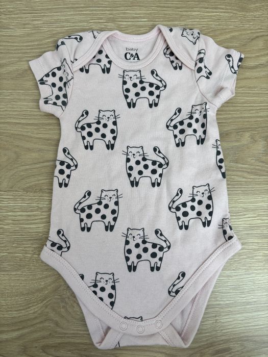 C&A body niemowlęce z krótkim rękawem rozmiar 68