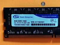 DDR3 8GB Team Group 12800 -Komputer