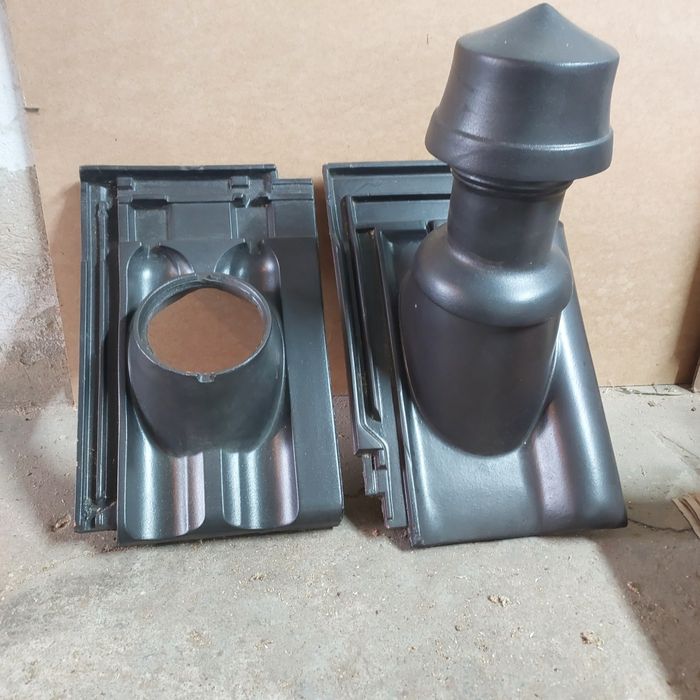 Sprzedam kominek ceramiczny nowy razem dachówką do dachówki marsylki