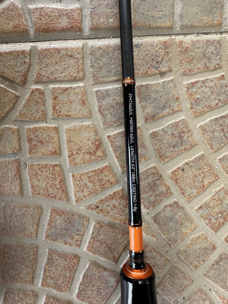 Вудилище ультра лайт MATRIX 62UL LENGTH: 6,2" 1.88m CASTING: 1-8g