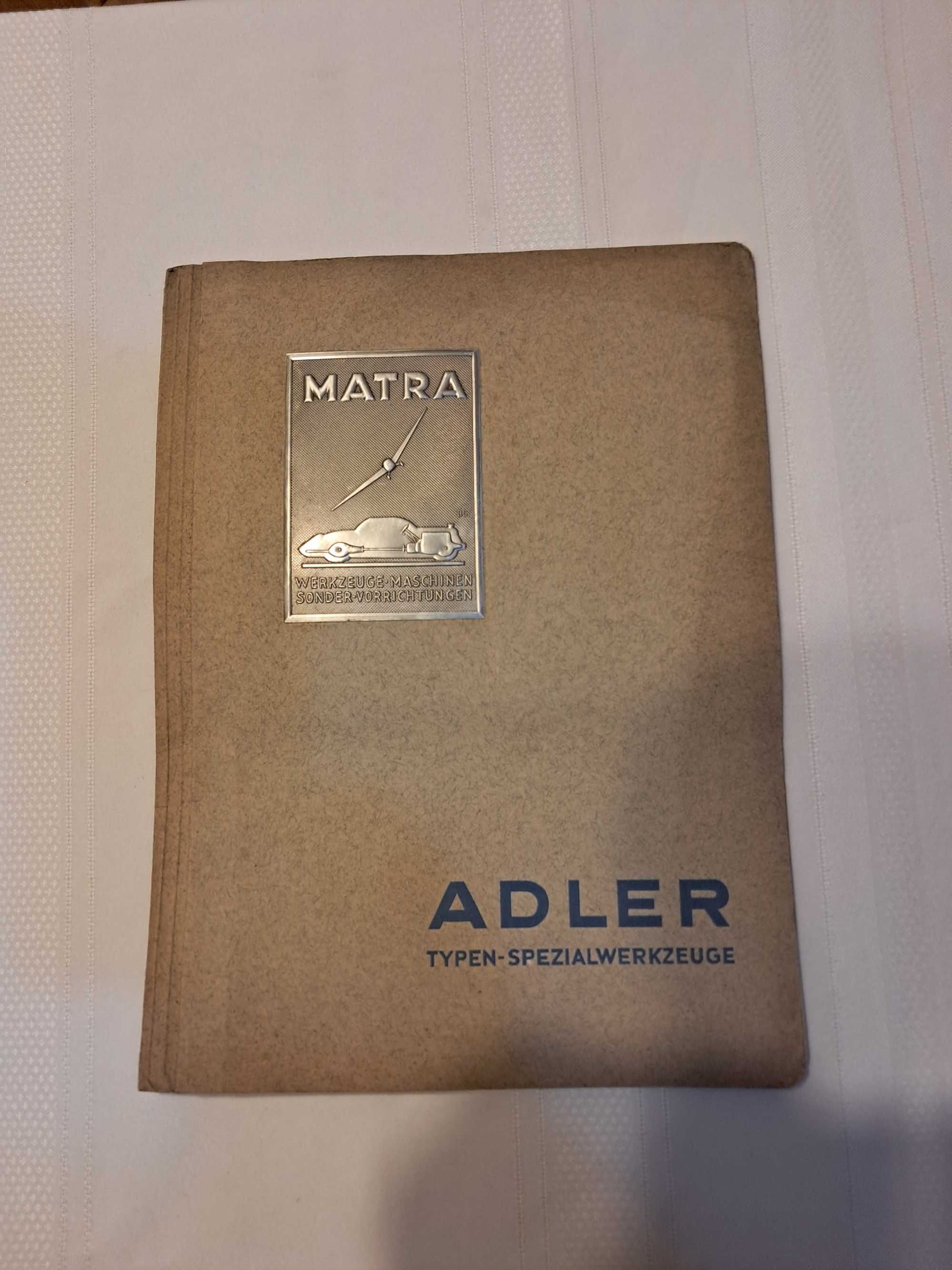 Katalog  MATRA - Adler Trumpf