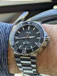 Oris Aquis 43.5 pl dystr na gwarancji,matowa ceramika