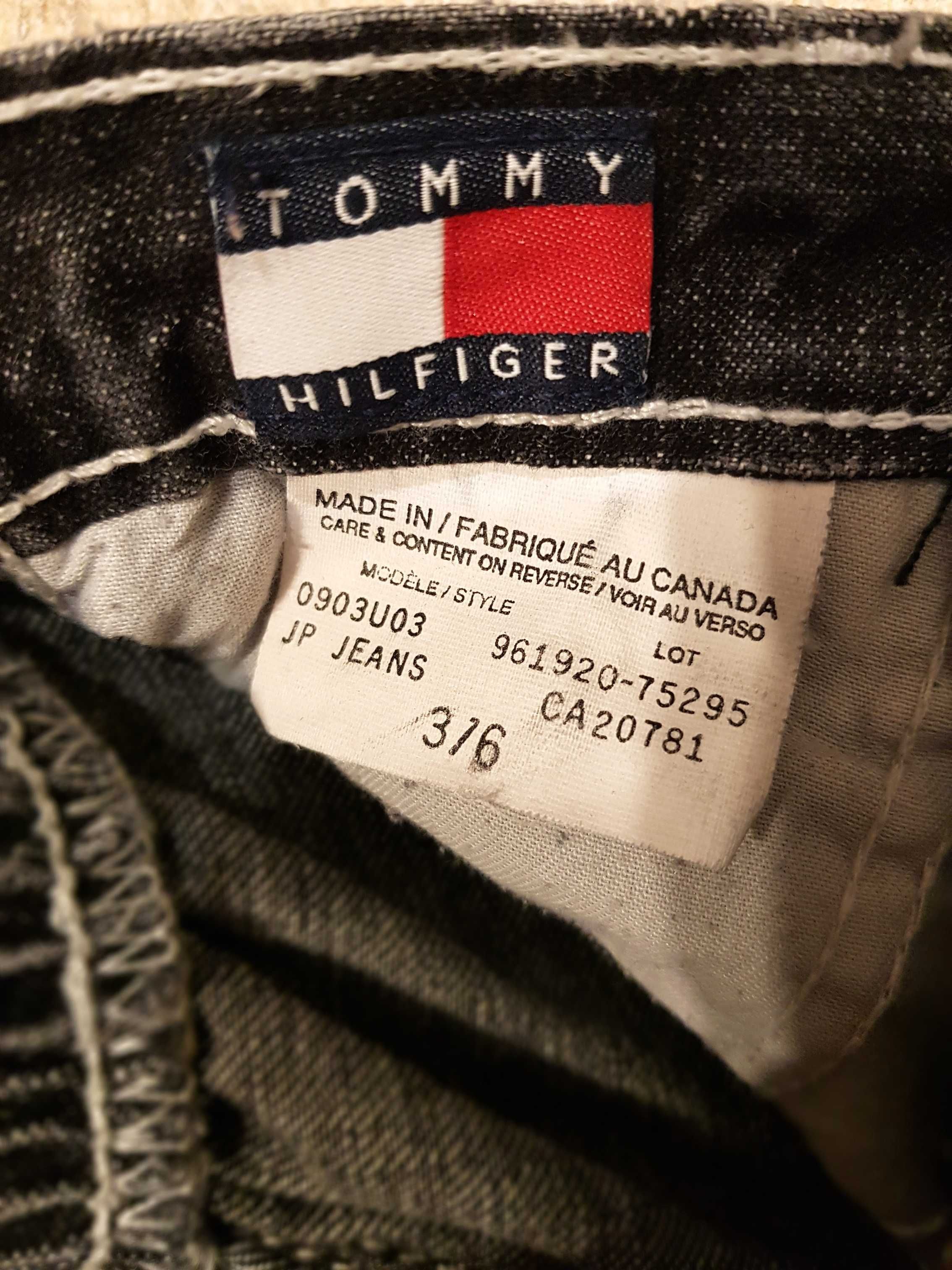 jeansy Tommy Hilfiger 62-68 (3-6 m-cy) jak nowe