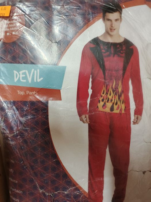 Diabeł strój przebranie na Halloween