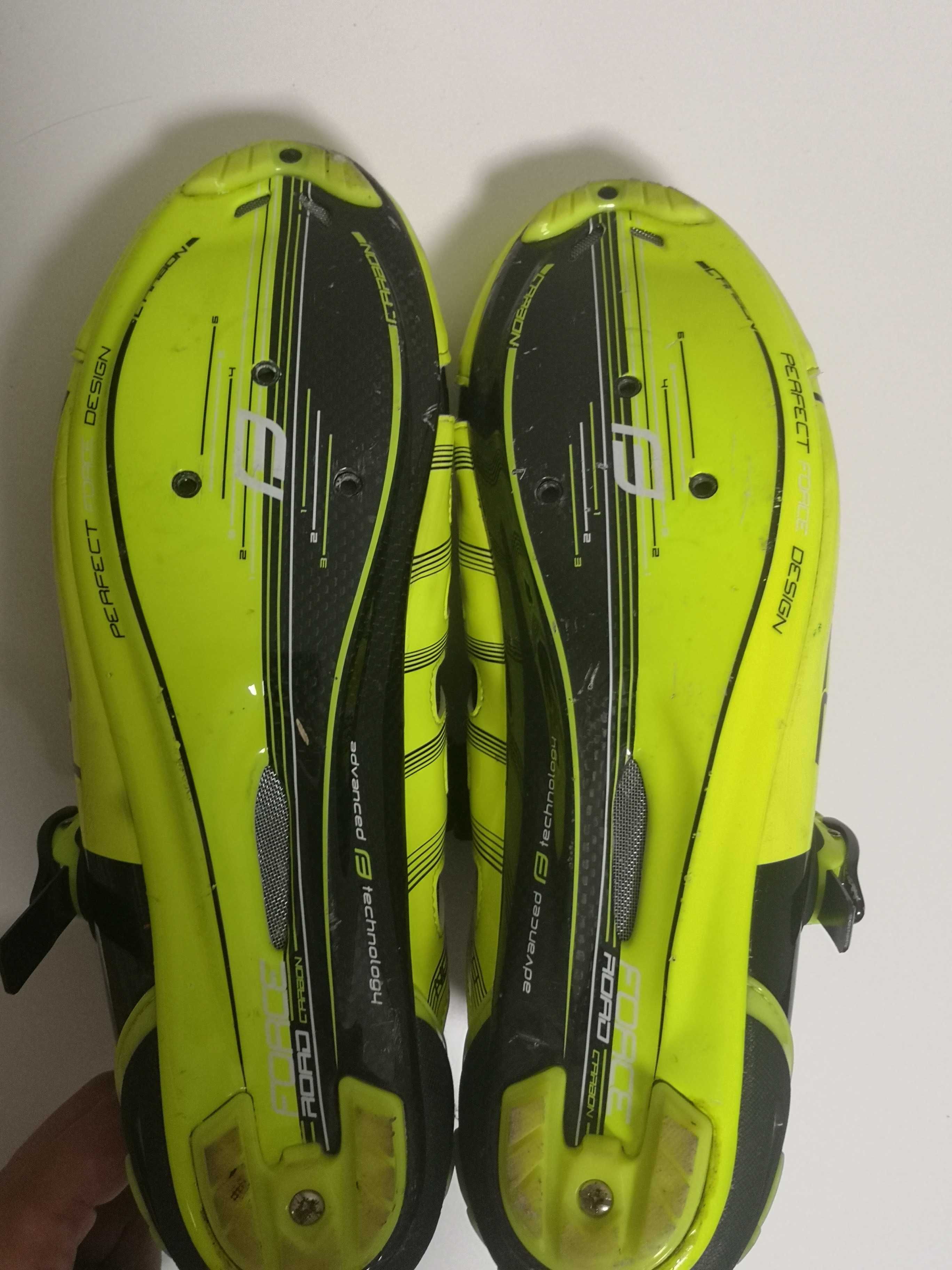 Buty szosowe Force Road CARBON rozmiar 46 SPD, LOOK