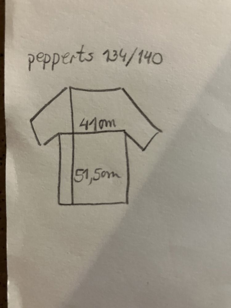 T-shirt koszulka limonkowa jasnozielona 100% bawełna Pepperts 134/140