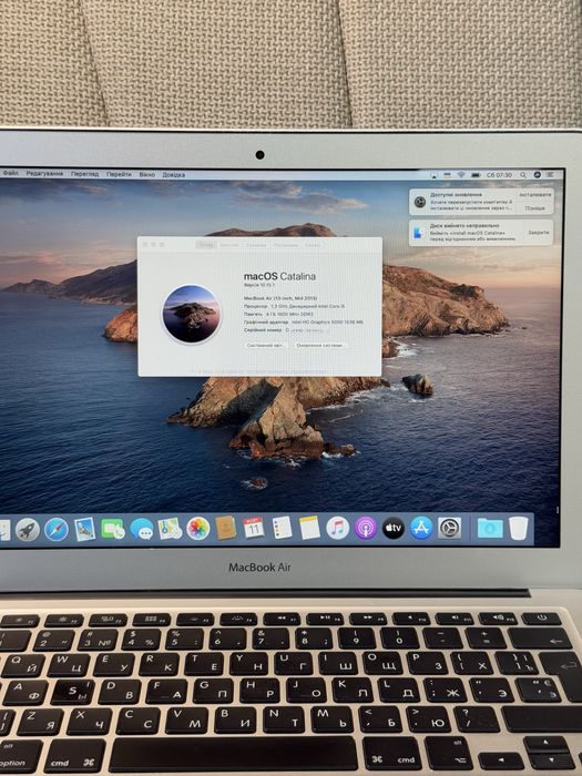 Apple MacBook Air 13" 2013 i5/4gb/256gb Silver