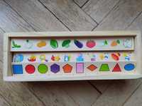 Puzzle Montessori - rozwój motoryki - Knowledge Classification Box