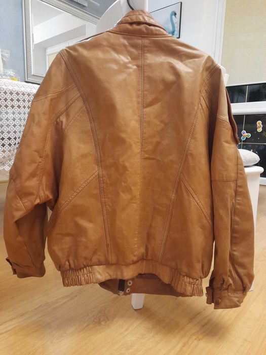 Kurtka skórzana retro L