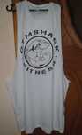 Gymshark Legacy Tank Top biała podkoszulek męski fitness Rozmiar M
