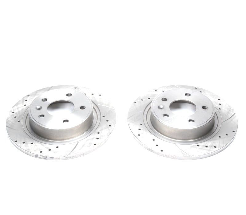 DISCOS DE TRAVÃO PARA PORSCHE PERFURADOS RANHURADOS