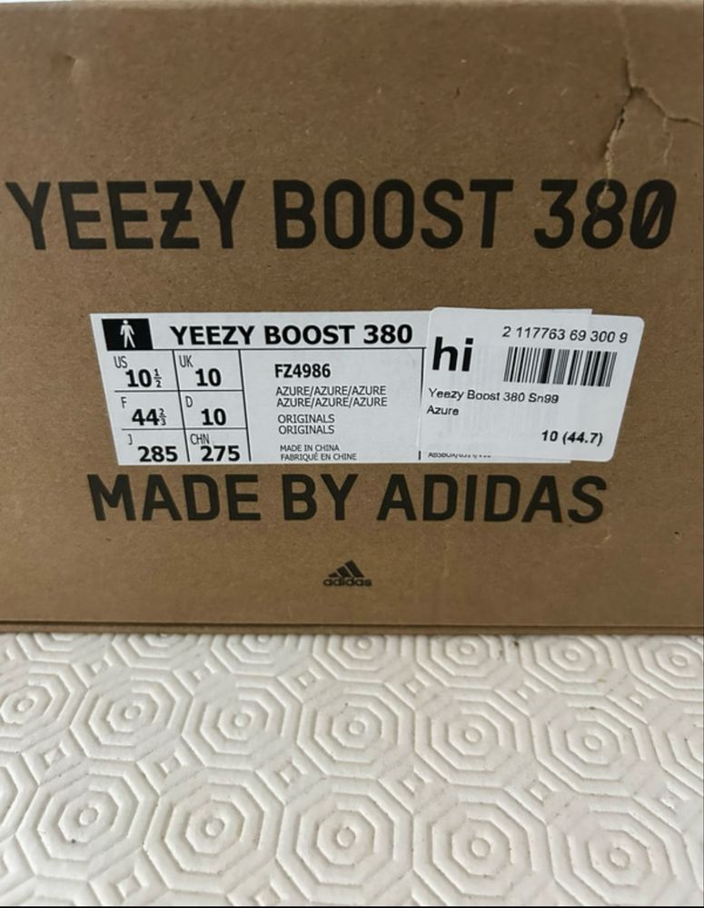 Adidas Yeezy 380 Azure