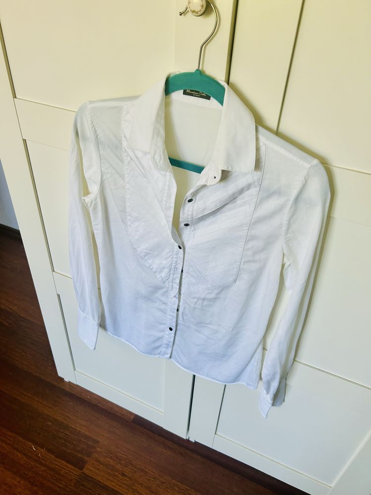 Piękna biała koszula Massimo Dutti
