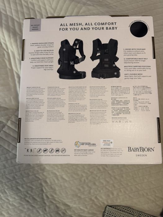 Nosidelko Babybjorn One Air 3D Mesh