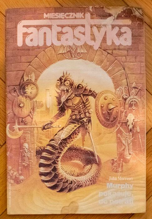 Miesięcznik Fantastyka 3 1989 Wiedźmin Geralt Andrzej Sapkowski Ziarno