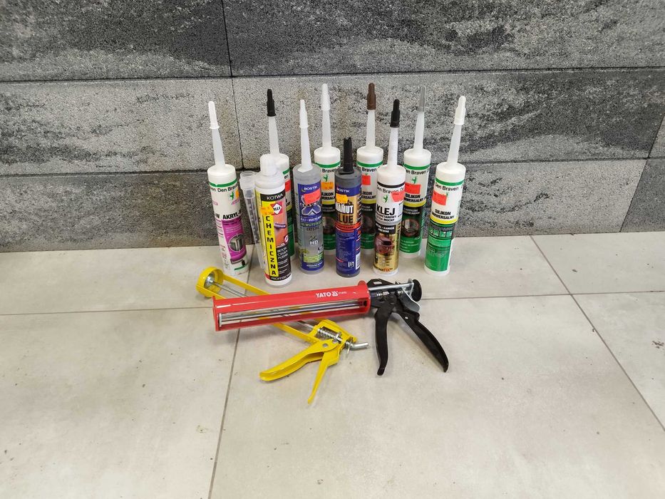 silikon uniwersalny biały uszczelniacz klej