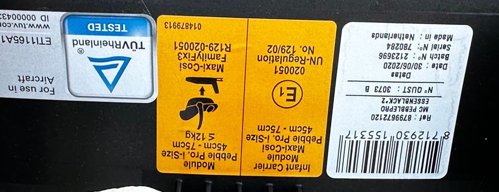 Автокрісло Maxi-Cosi Pebble від 0-1 року