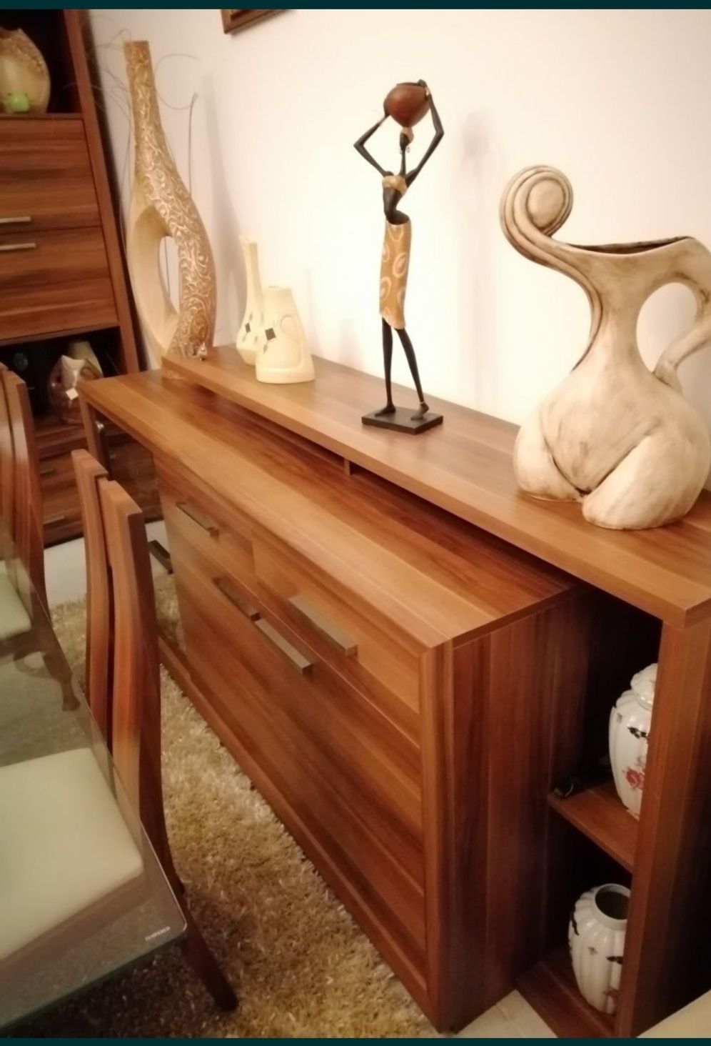 moveis de sala e toalhas de linho
