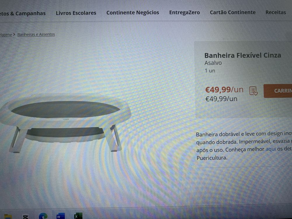 Banheira flexivel bebé