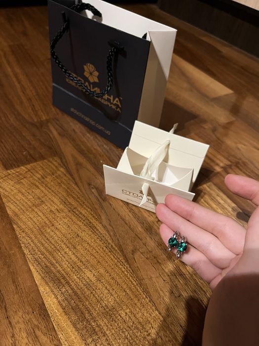 Сережки, нові срібло