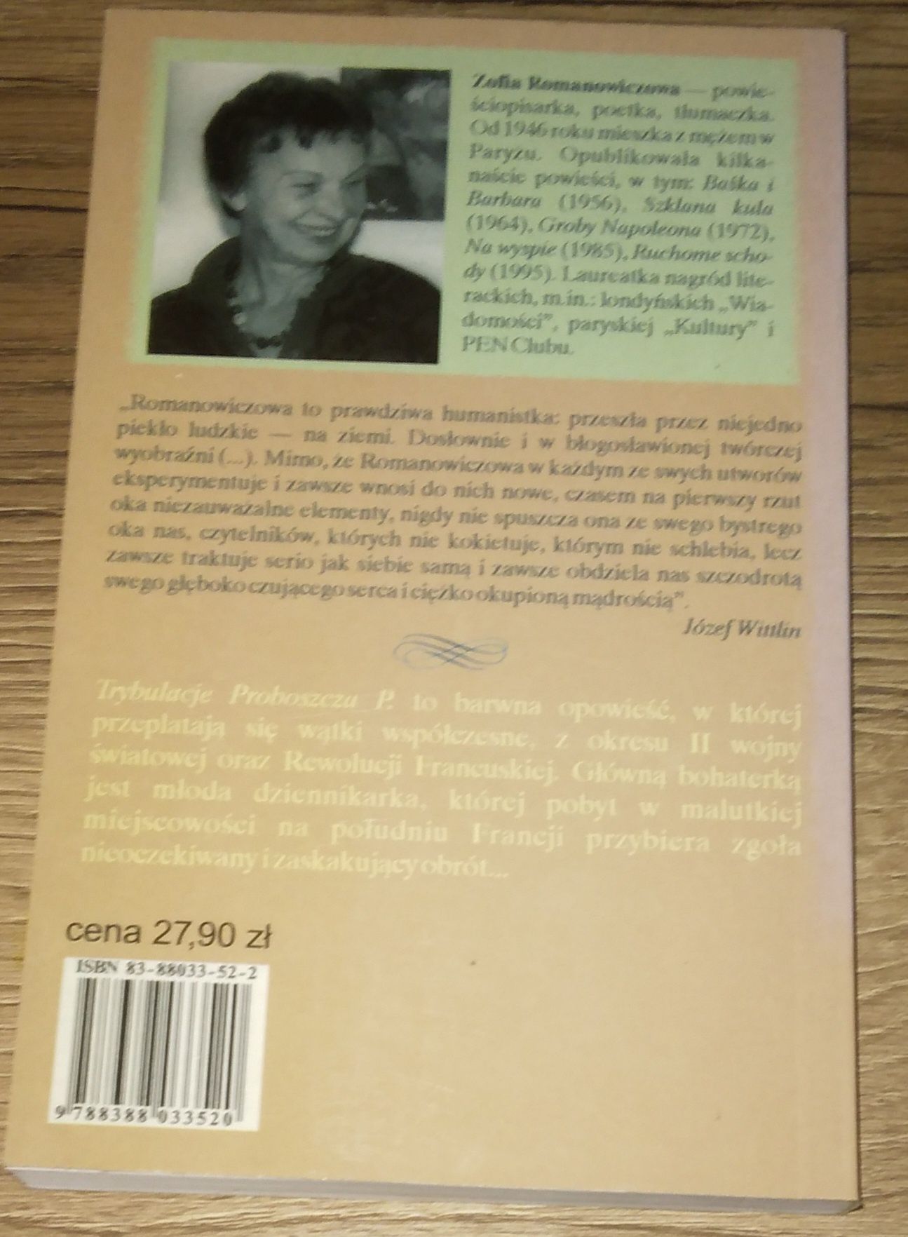 Trybulacje proboszcza P. - Zofia Romanowiczowa