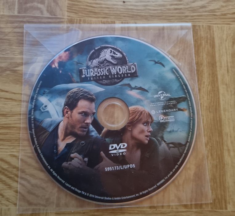 Jurrassic world 2 dvd