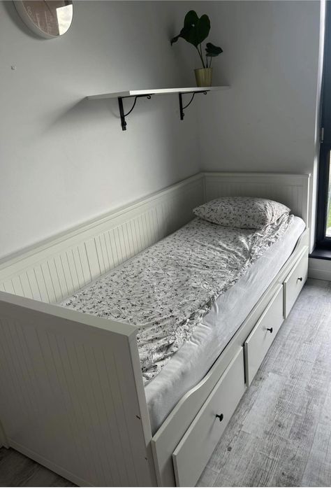 Łóżko hemnes ikea rozkladane białe