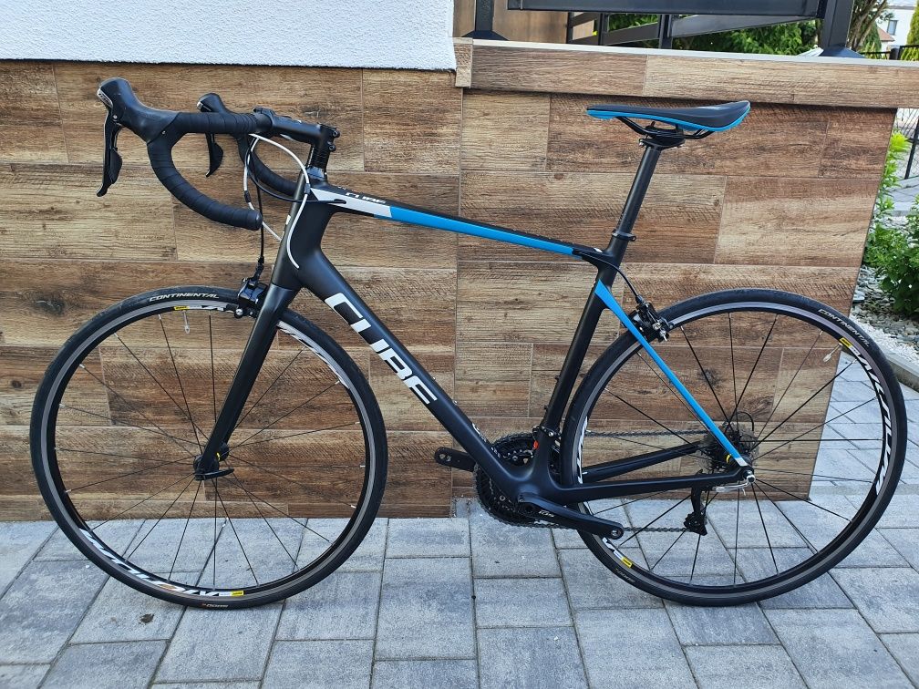 Rower szosowy carbon Cube Attain, rozmiar 58, Shimano 105 11 rzędowy