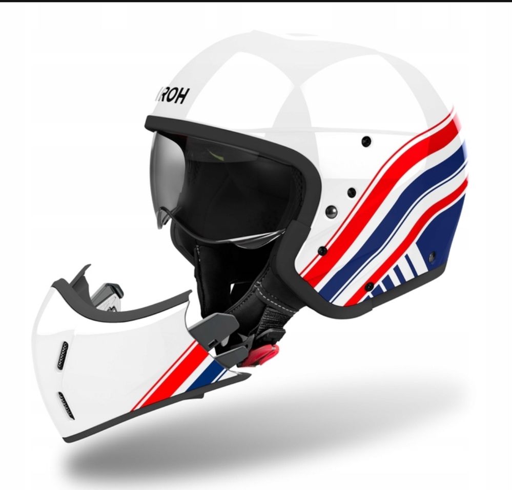 Kask Airoh JET 110 wycigana szczęka blenda rozmiar M
