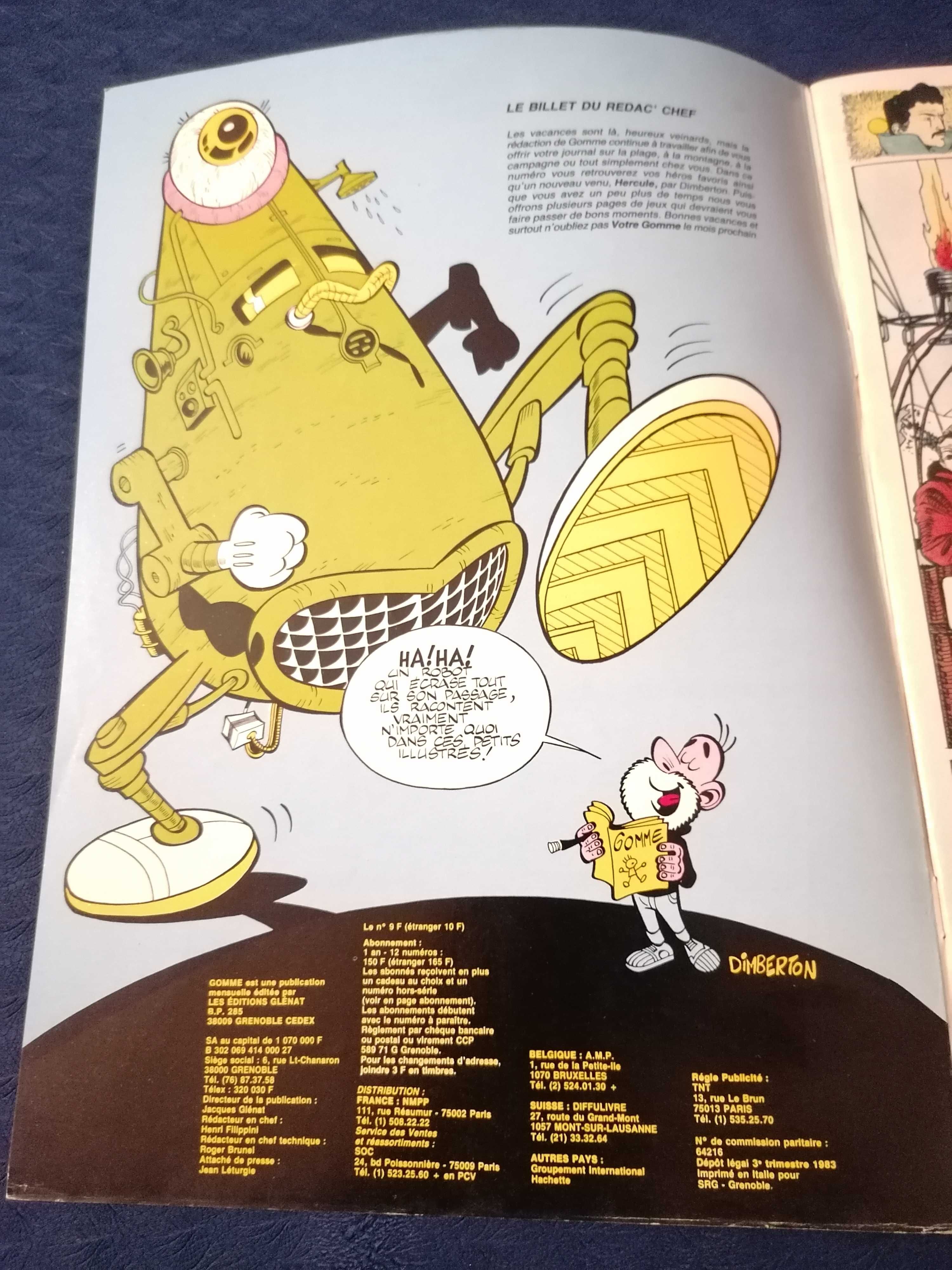 Revista Gomme #20 bandes dessineés pour tous