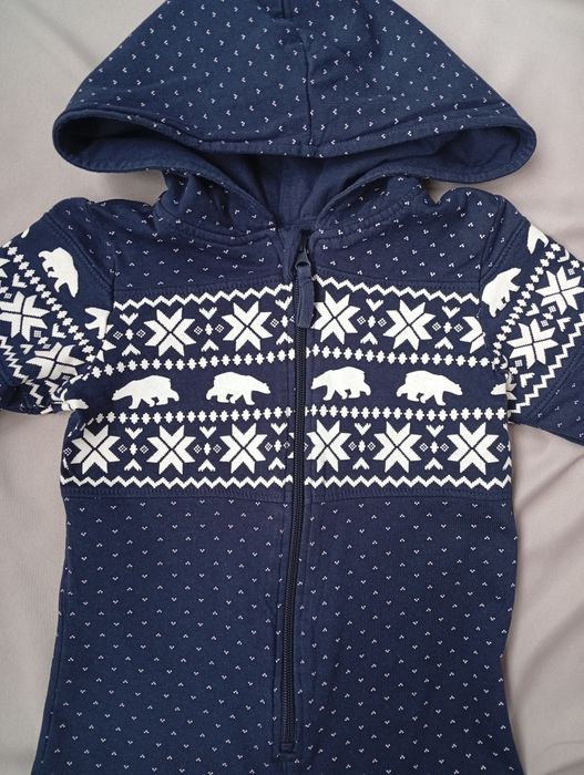 Ромпер новорічний з утепленням