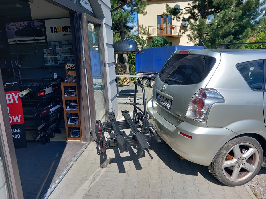 Spinder SC2 Led bagażnik rowerowy na hak wysuwany i składany