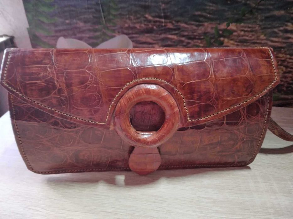 СУМКА з  крокодила(Коста-Рика).НОВА